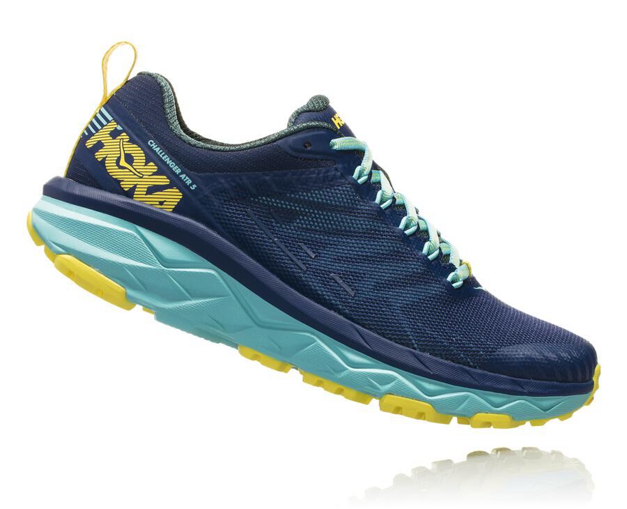 Zapatillas Trail Hoka One One Mujer - Challenger Atr 5 - Azules - CHX960341